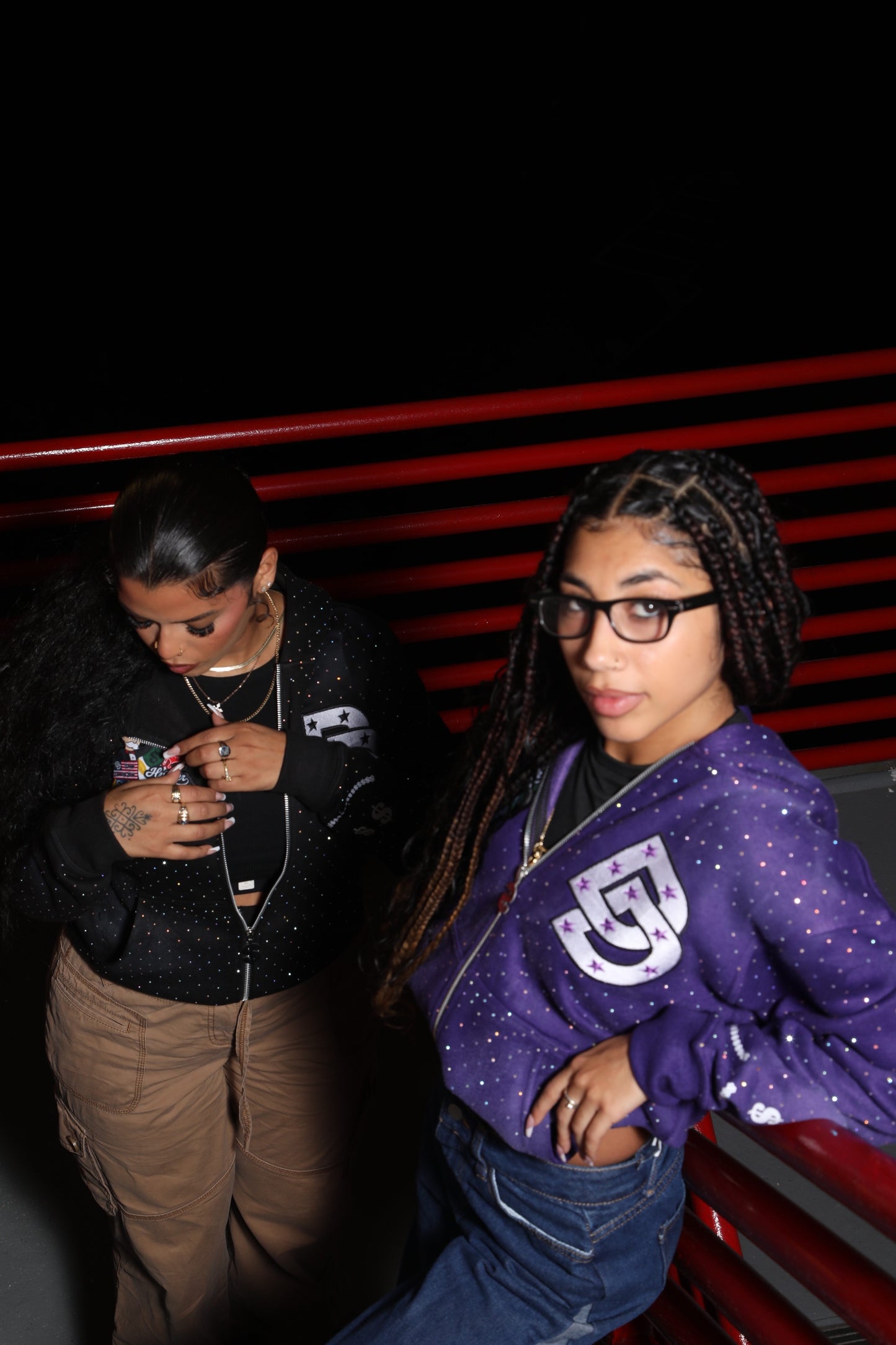 Purple Zipped Jacket