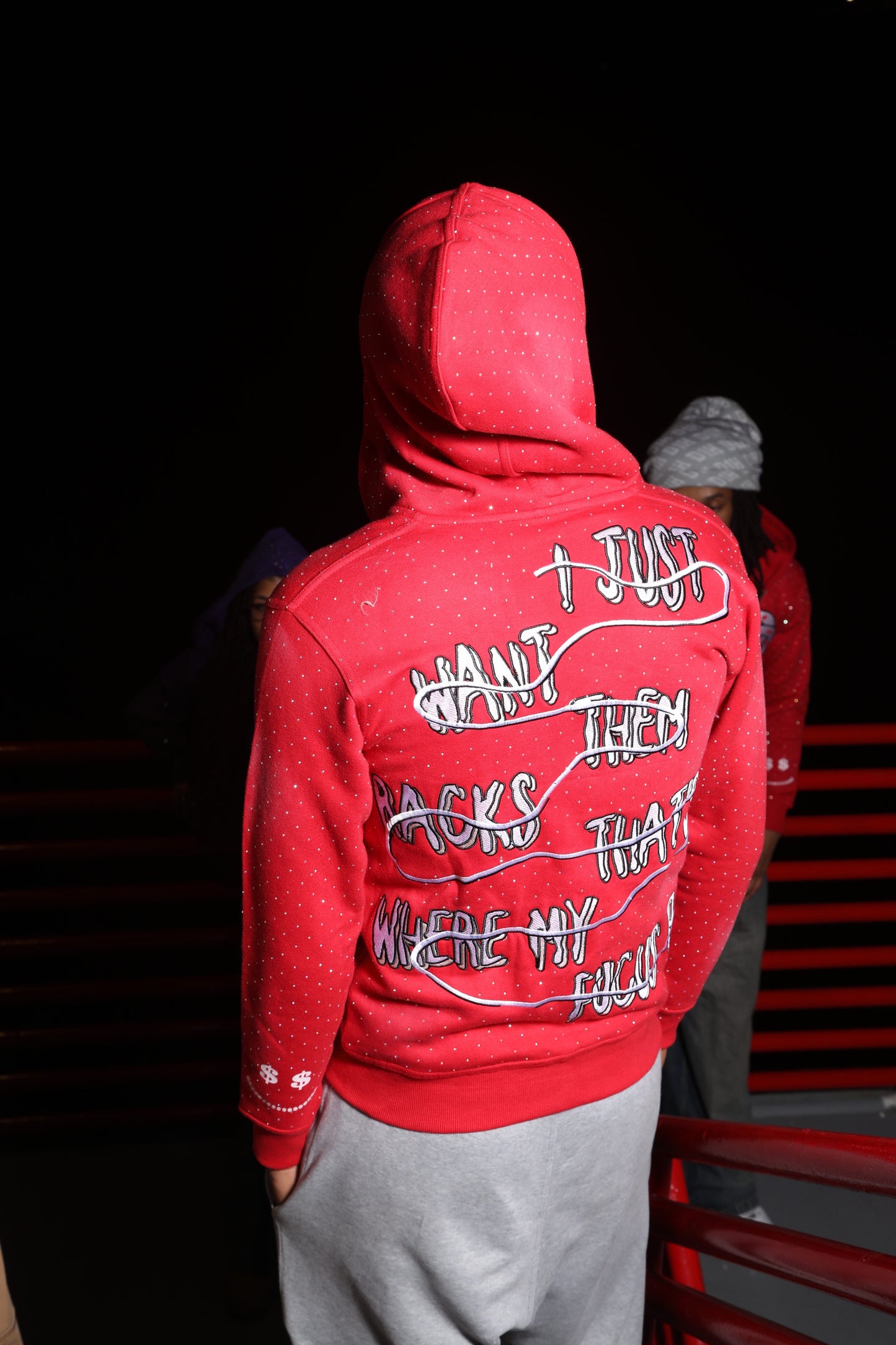 Cherry Red Zipped Jacket