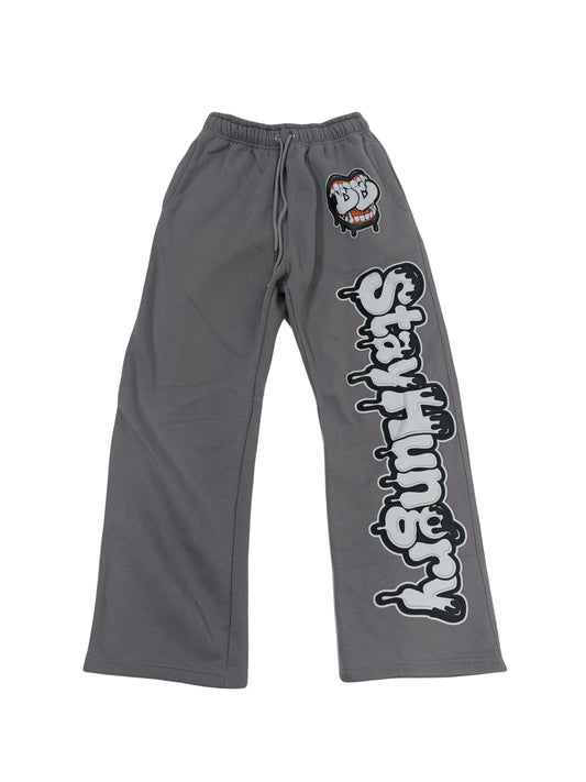 GREY STAY HUNGRY SWEATPANTS