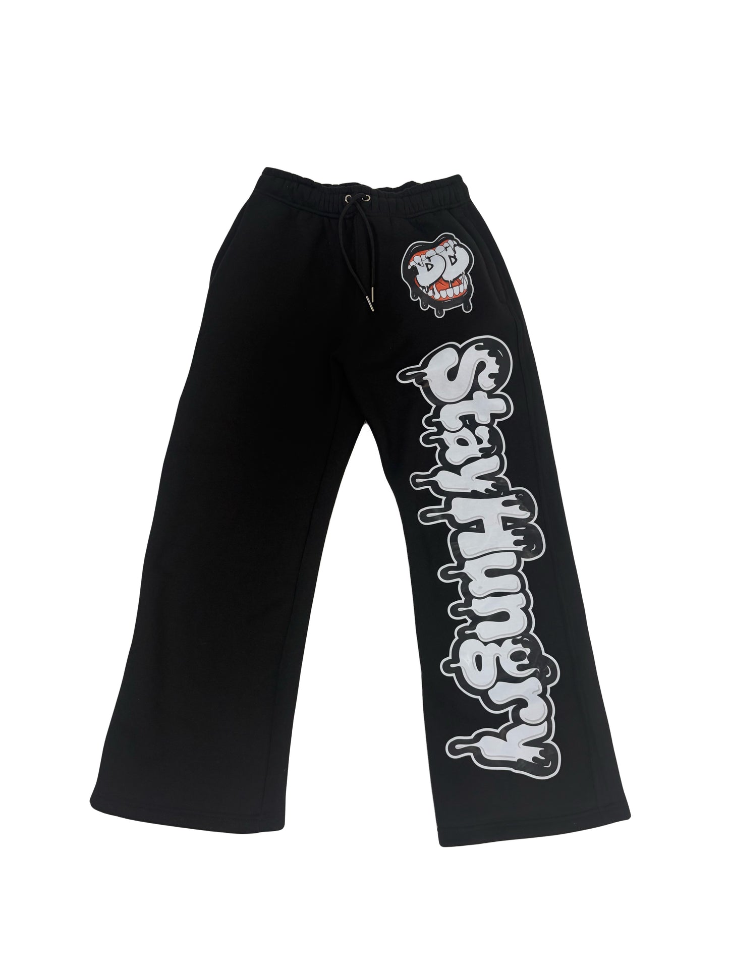 BLACK STAY HUNGRY SWEATPANTS